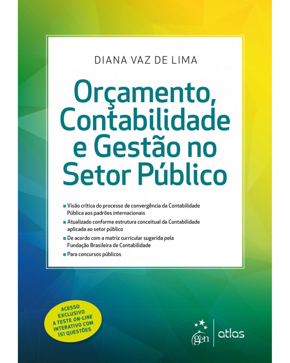 Orçamento, contabilidade e gestão no setor público - 1ª Edição | 2018