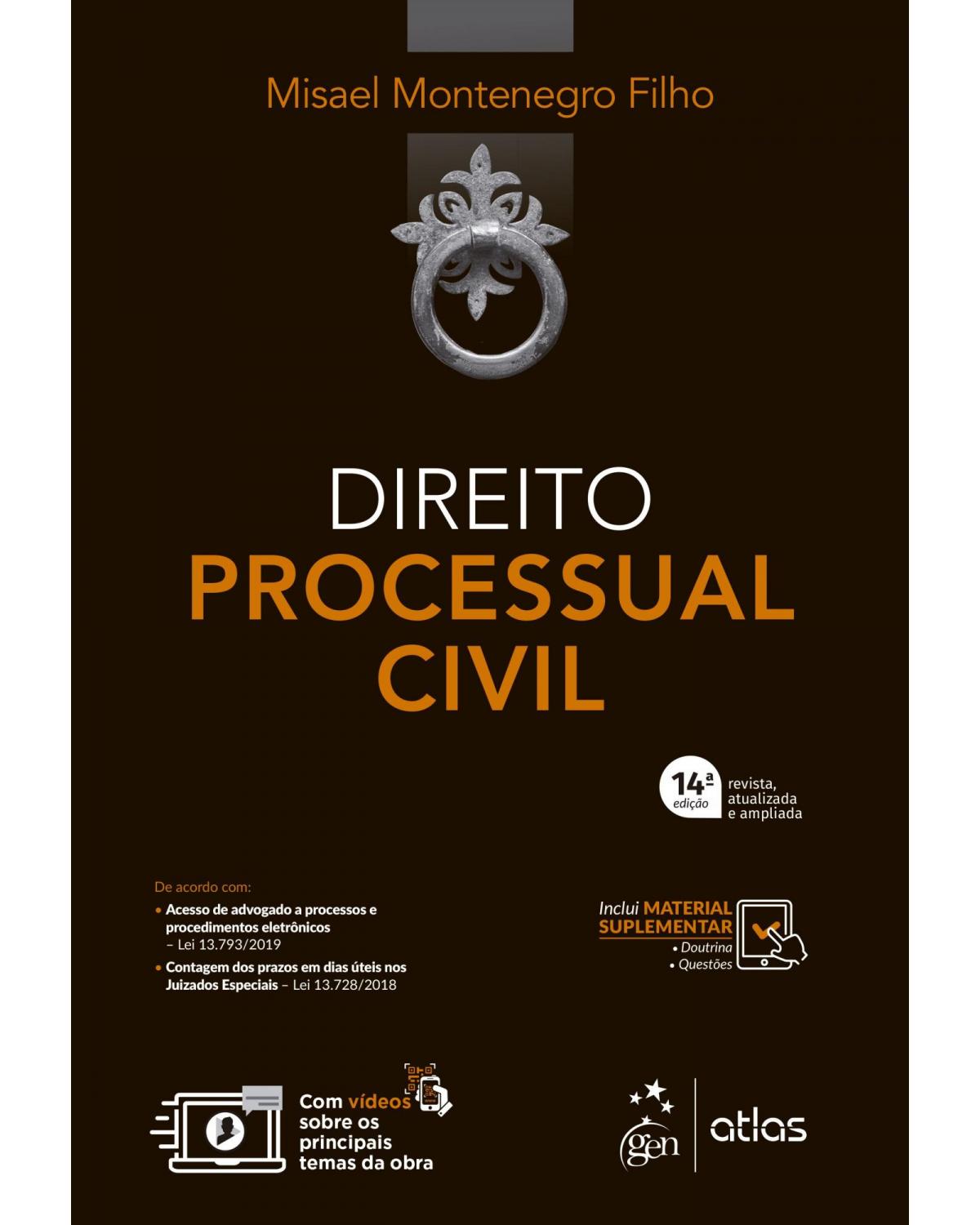 Direito processual civil - 14ª Edição | 2019