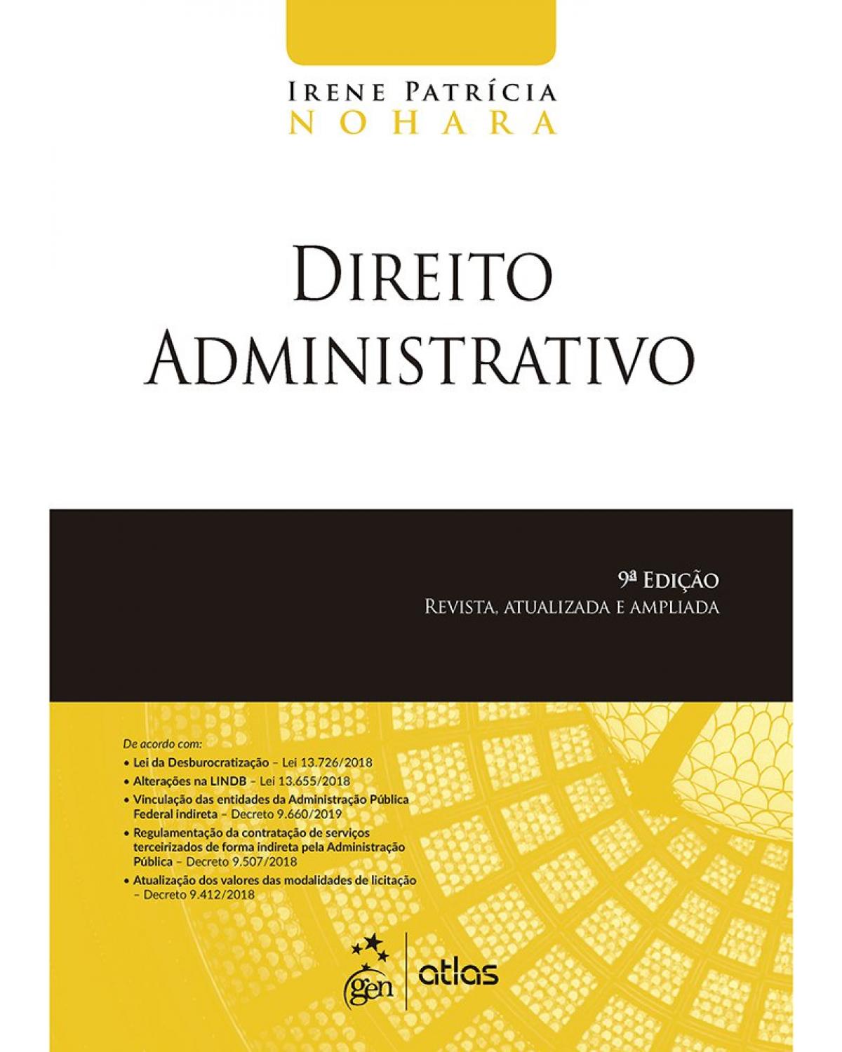 Direito administrativo - 9ª Edição | 2019