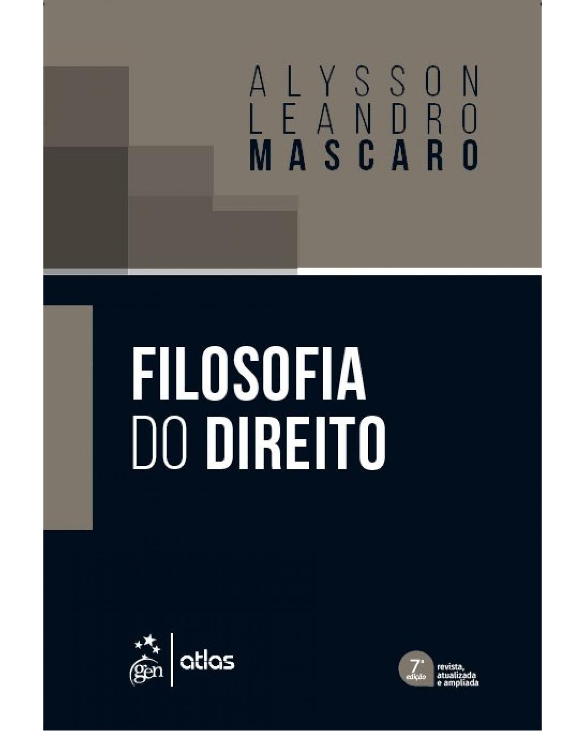 Filosofia do direito - 7ª Edição | 2019