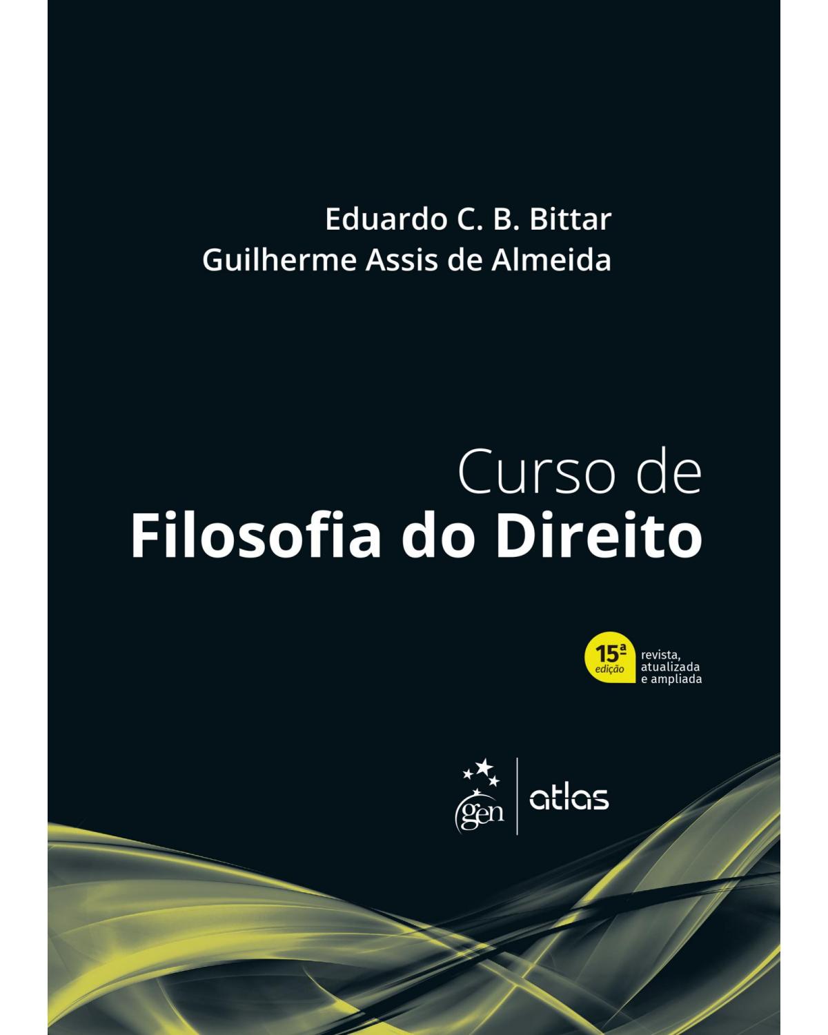 Curso de filosofia do direito - 15ª Edição | 2021