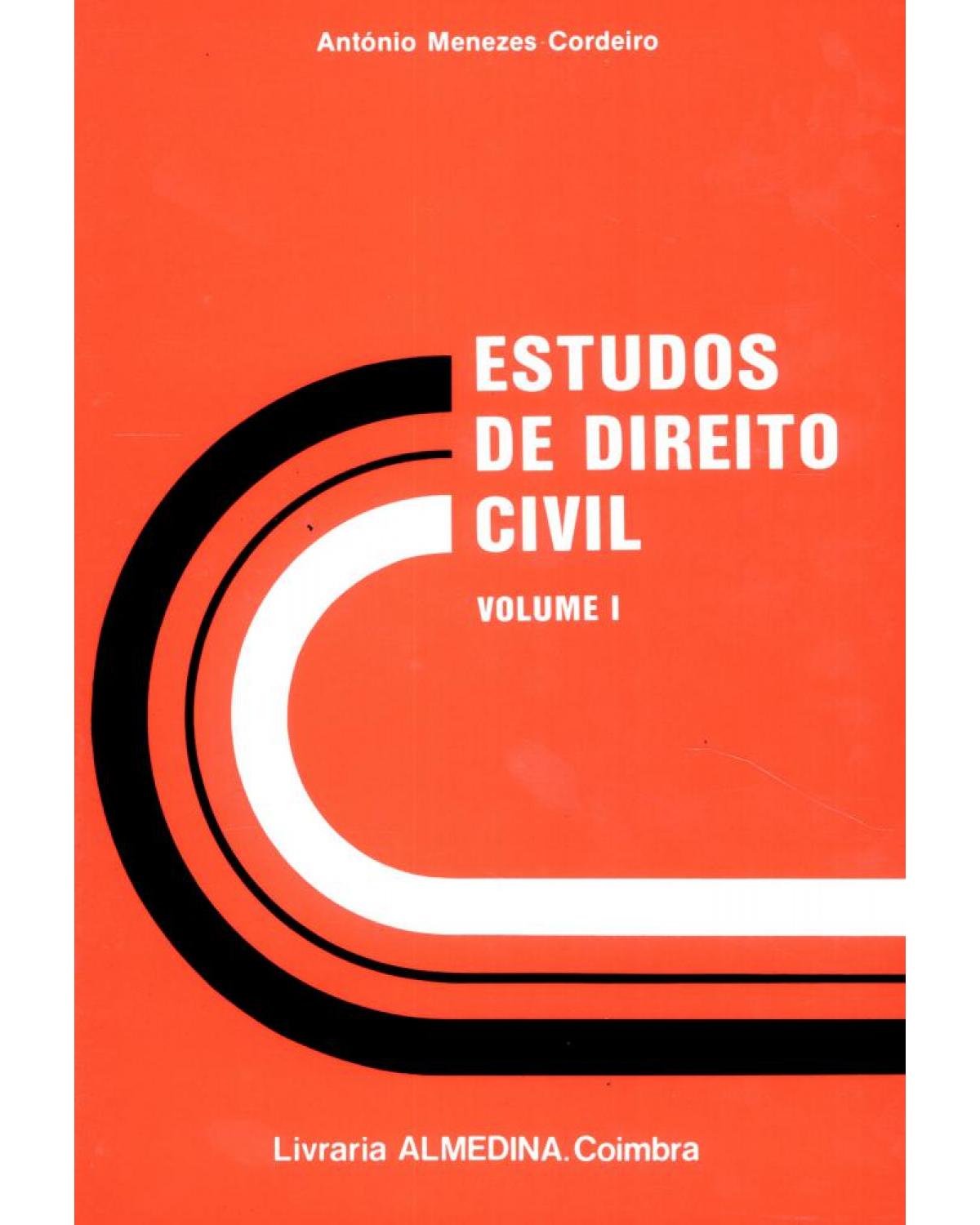 Estudos de direito civil - Volume 1 - 1ª Edição | 1994