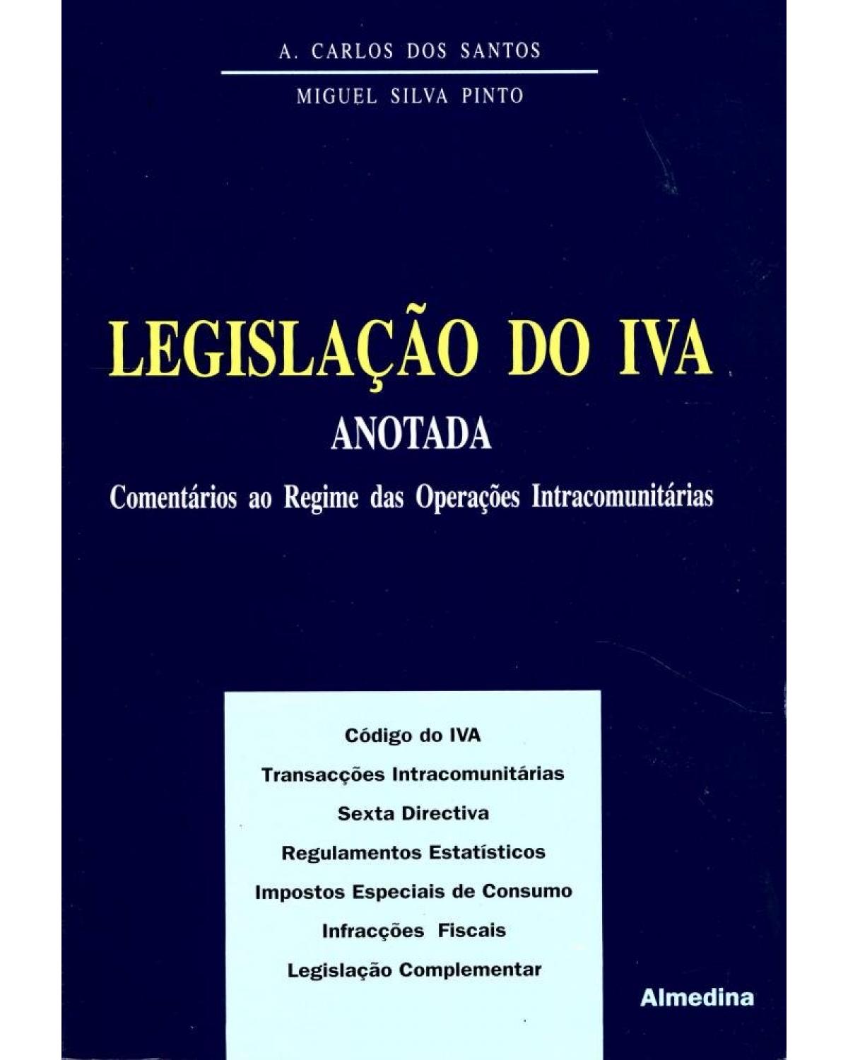 Legislação do IVA: anotada - 1ª Edição | 1994