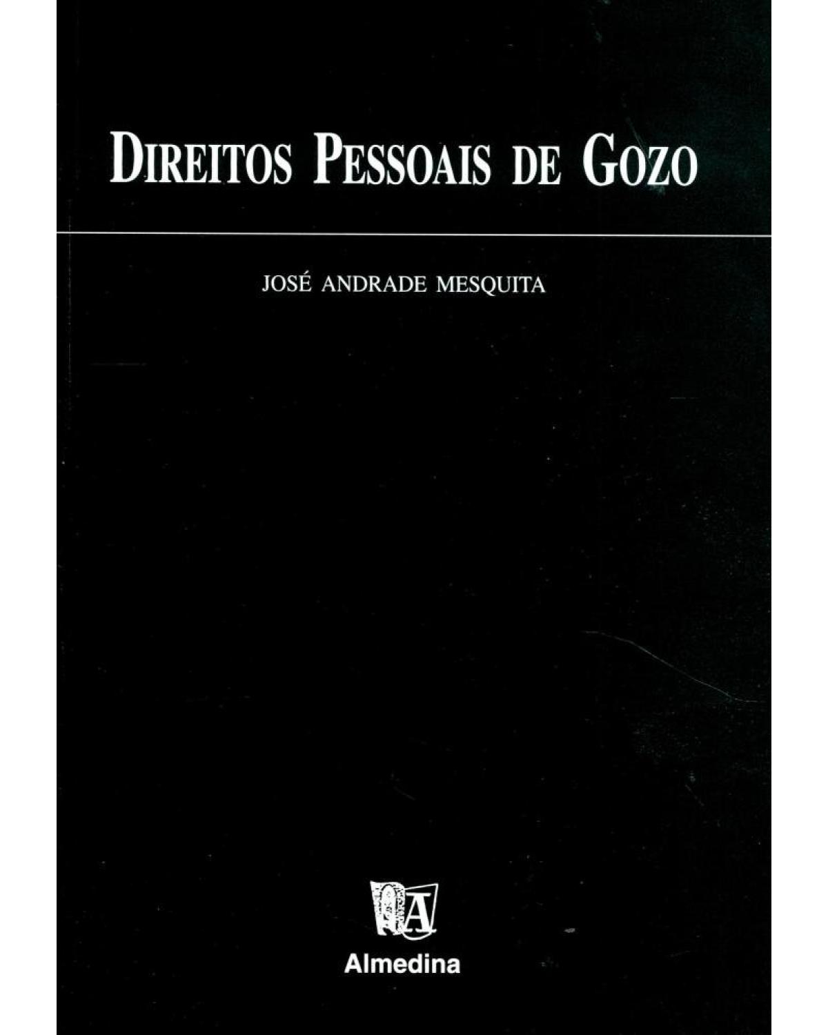 Direitos pessoais de gozo - 1ª Edição | 1999