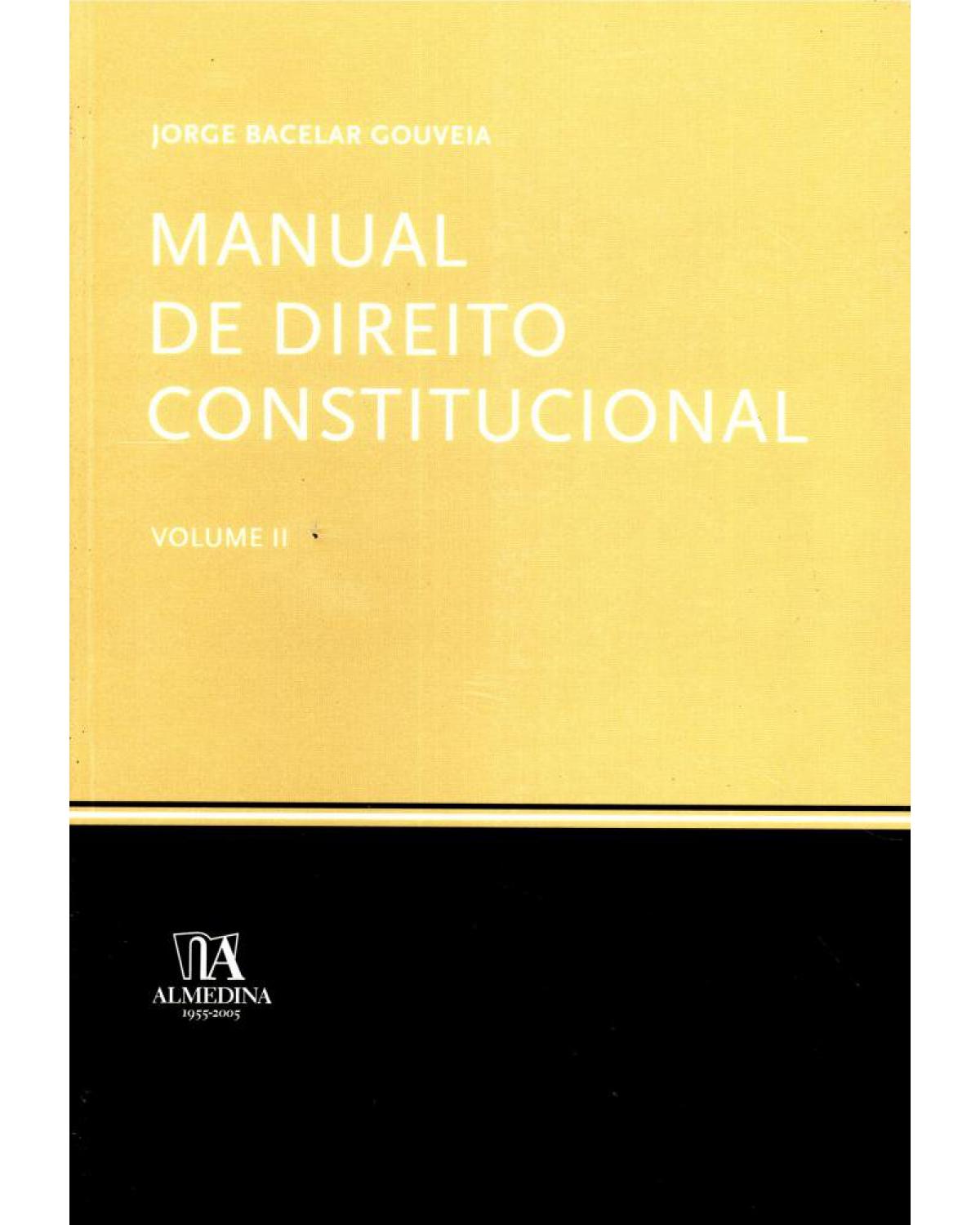 Manual de direito constitucional - 1ª Edição