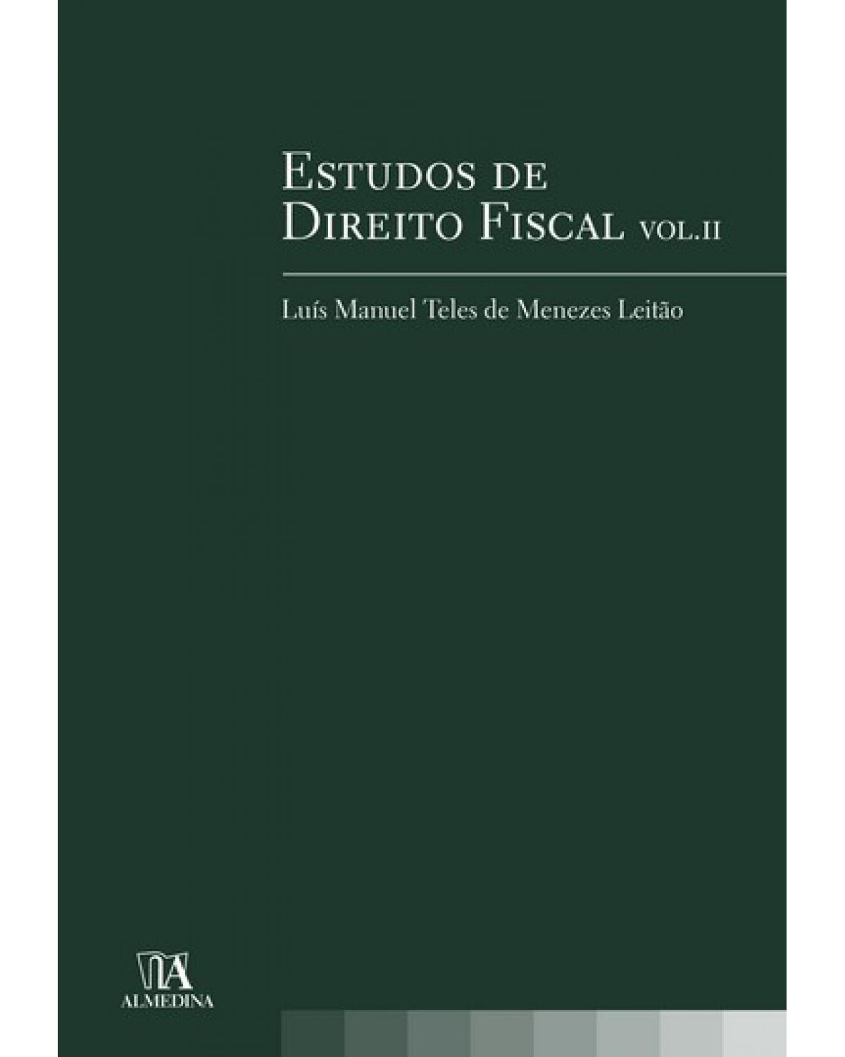 Estudos de direito fiscal - 1ª Edição