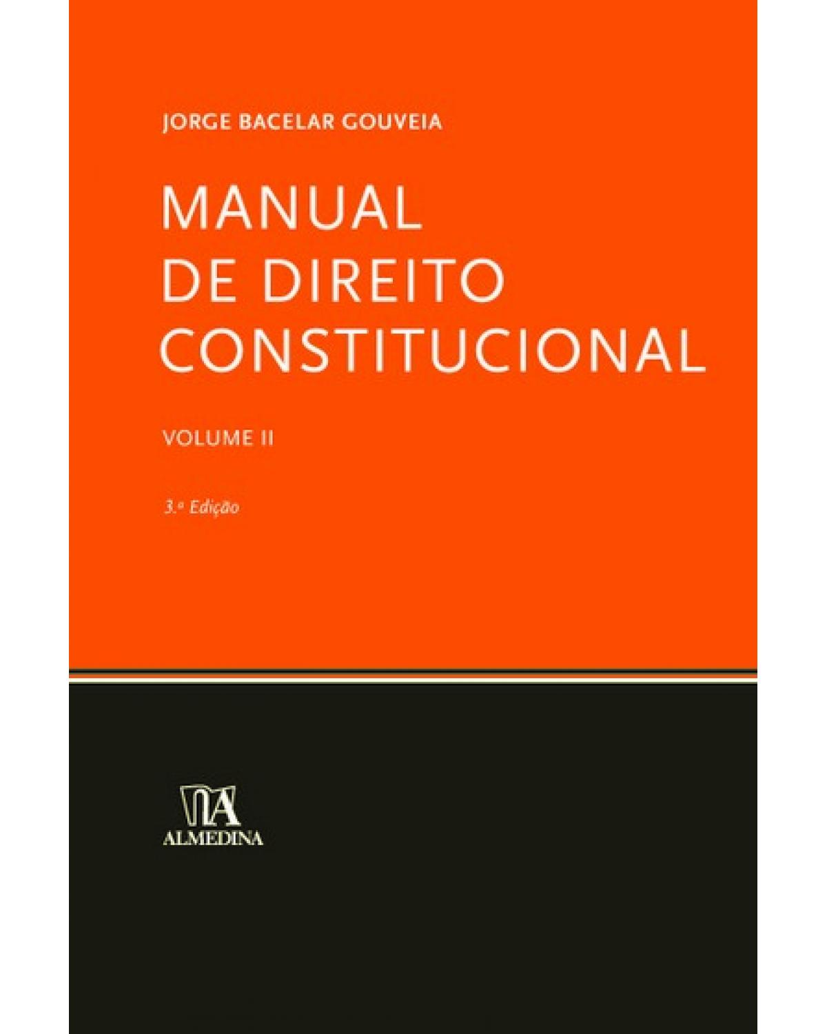 Manual de direito constitucional - 3ª Edição