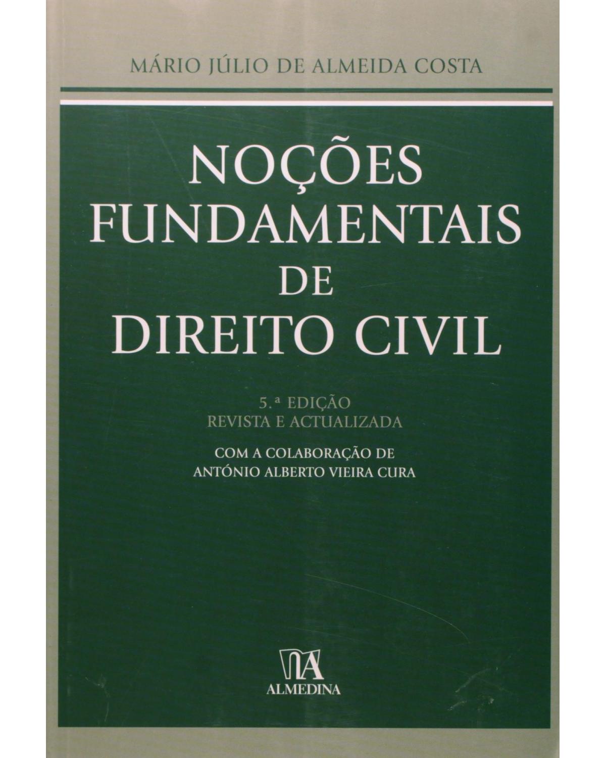 Noções fundamentais de direito civil - 5ª Edição | 2009