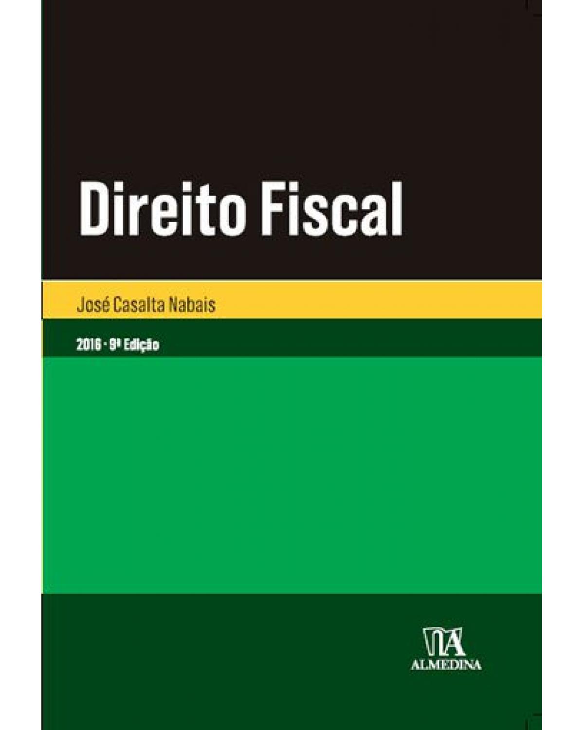 Direito fiscal - 9ª Edição