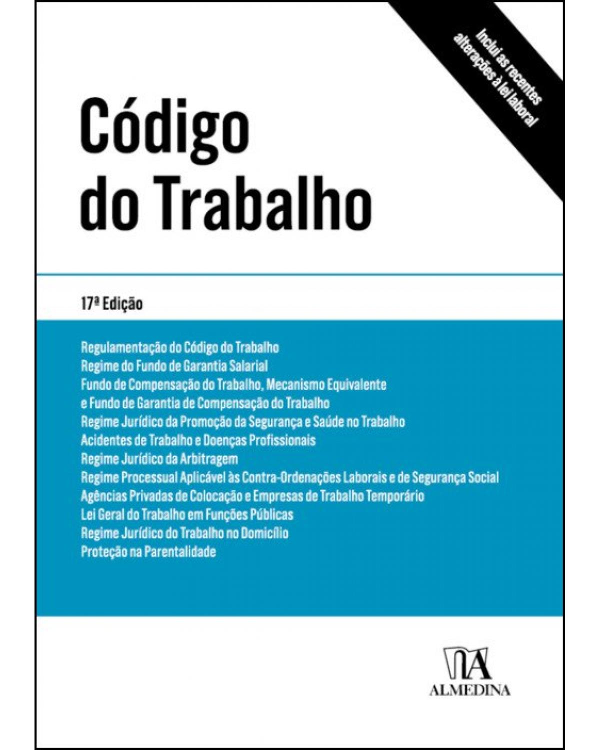 Código do trabalho - 17ª Edição | 2019