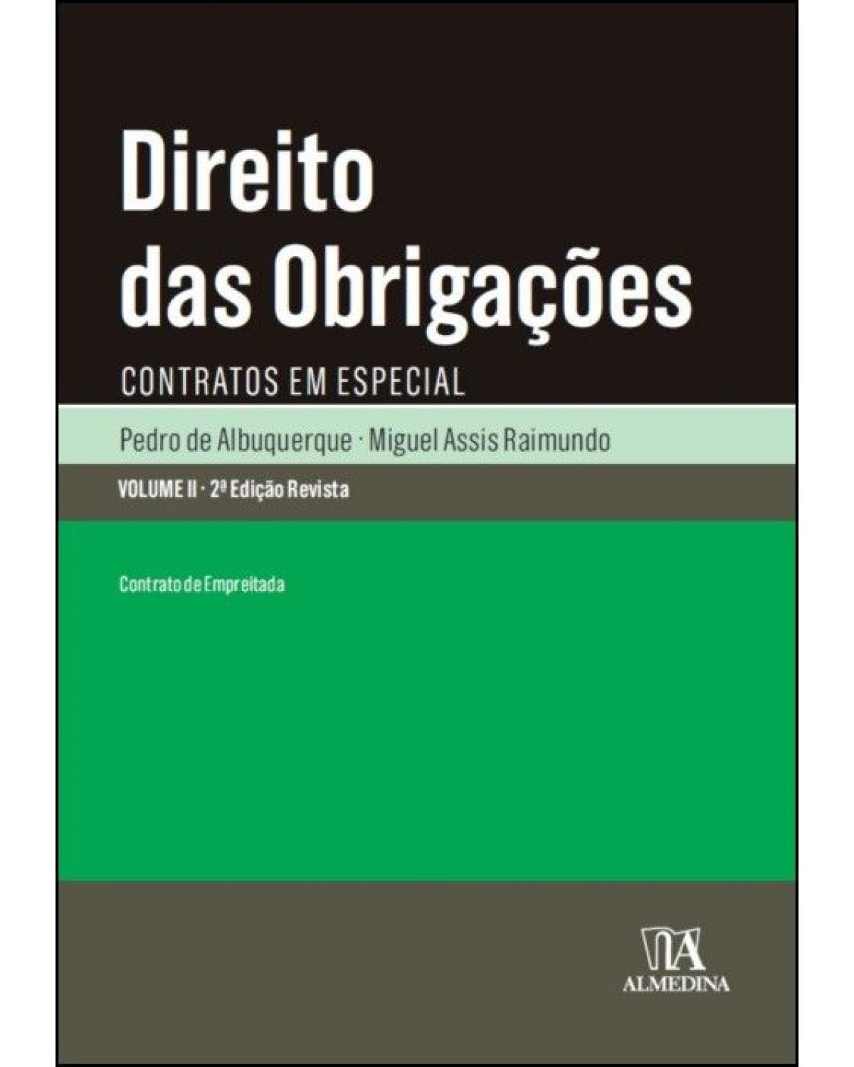 Direito das obrigações - Volume 2: contratos em especial - 2ª Edição | 2021