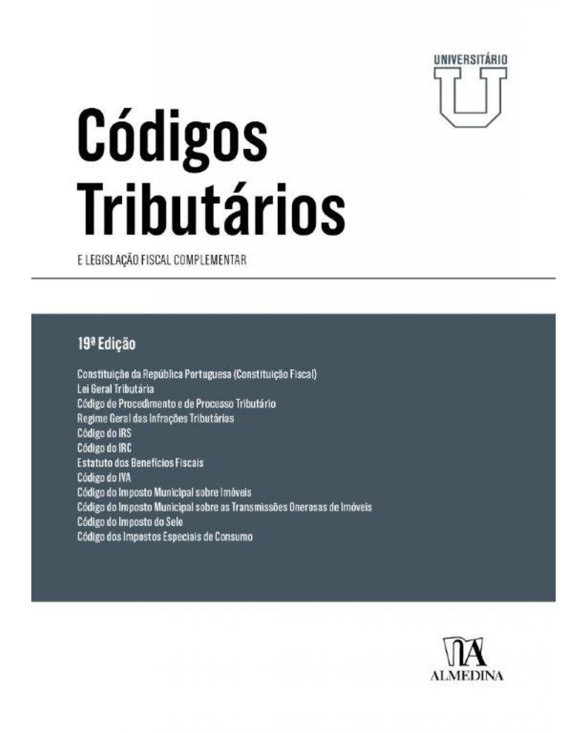 Códigos tributários - 19ª Edição | 2020