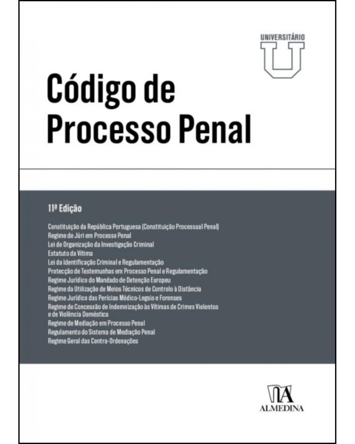 Código de processo penal - 11ª Edição | 2021