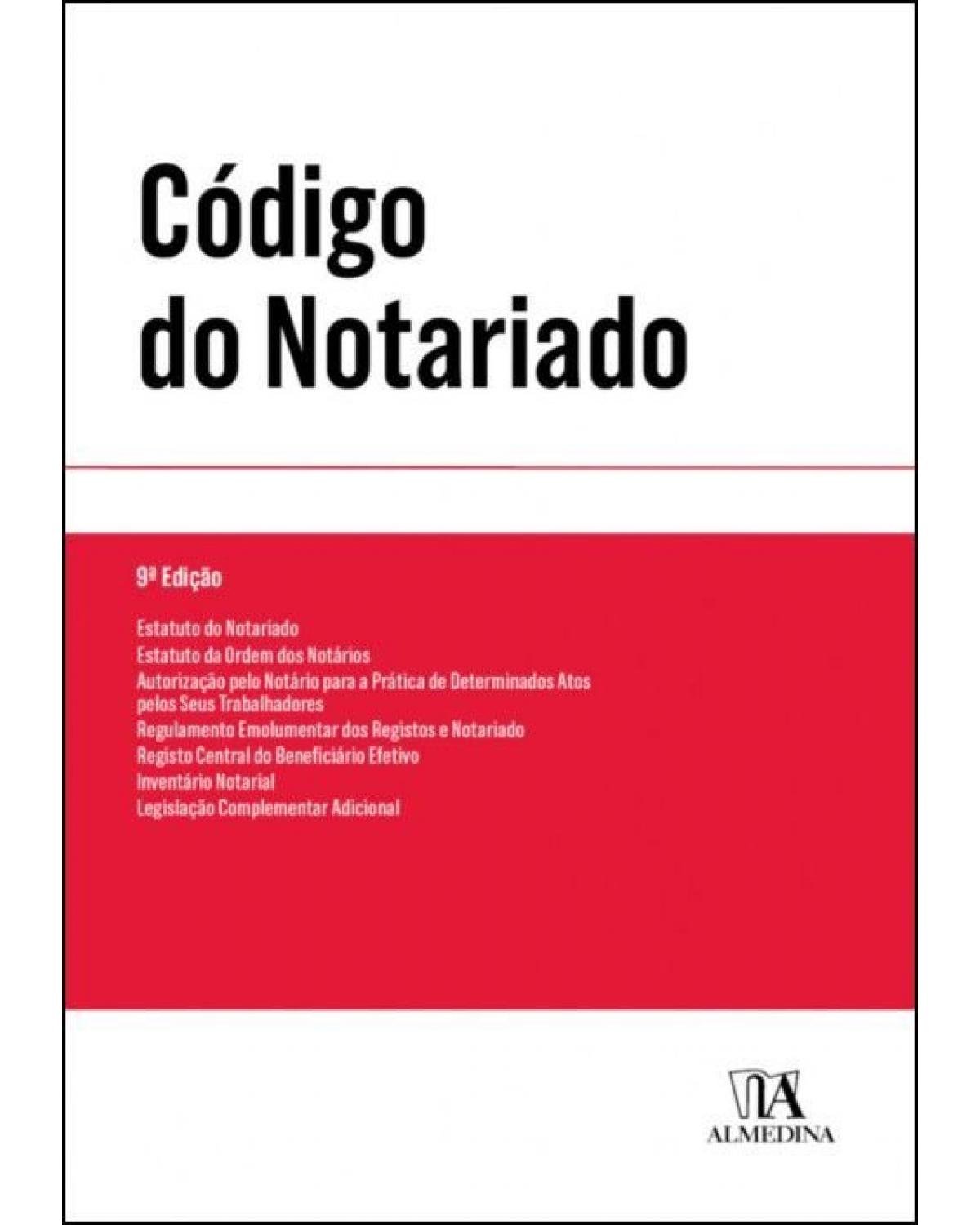 Código do notariado - 9ª Edição | 2022